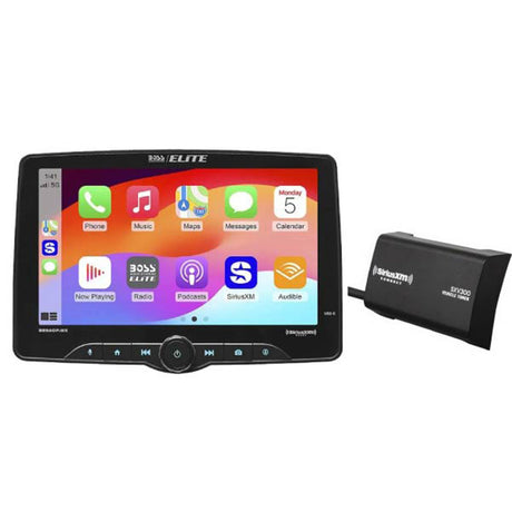 Boss Audio Elite BE9ACP.WX_SXM Digital Multimedia Receiver | Sirius XM Tuner - Bundle (BE9ACP.WX_SXM)