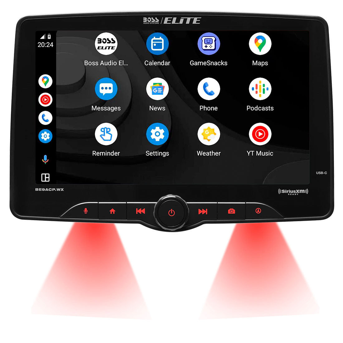 Boss Audio Elite BE9ACP.WX_SXM Digital Multimedia Receiver | Sirius XM Tuner - Bundle (BE9ACP.WX_SXM)