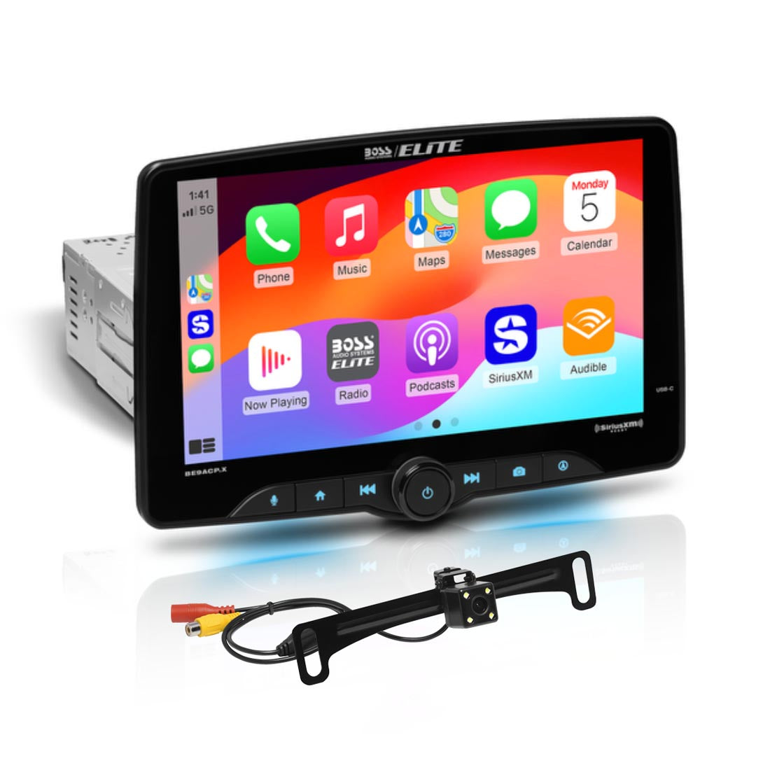 Boss Audio Elite BE9ACP.WXC Digital Multimedia Receiver and Backup Cam ...