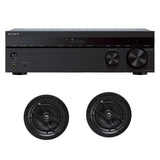 Sony STR-DH790 7.2 Channel Home Theatre AV Receiver | Crossroads NIC60-H 6" Frameless In-Ceiling Speaker (Pair) - Bundle