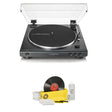 Audio-Technica AT-LP60X-BK Fully Automatic Belt-Drive Stereo Turntable | Spin-Clean SPINSYS2 Record Washer MKII (Deluxe Kit) - Bundle