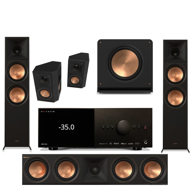 Anthem MRX 540 8K 7.2 Pre-Amplifier AV Receiver | Klipsch RP-8060FA II Surround Sound Speaker Bundle #4