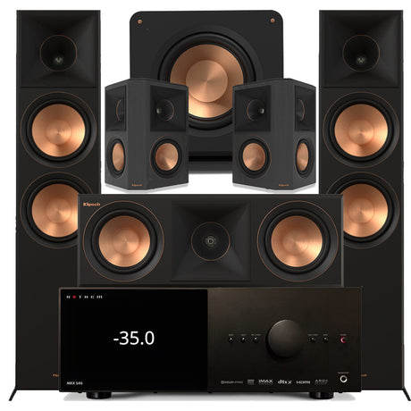 Anthem MRX 540 8K AV Receiver | Klipsch RP-8000FBII Reference Premier MK-II 5.1 Speaker Bundle #3