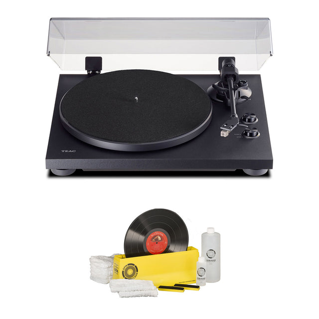 TEAC TN280BTA3B Bluetooth Turntable | Spin-Clean SPINSYS2 Record Washer MKII (Deluxe Kit)- Bundle