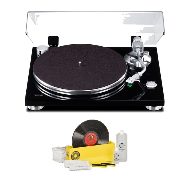 TEAC TN3BSEB Manual Belt-Drive Turntable | Spin-Clean SPINSYS2 Record Washer MKII (Deluxe Kit) - Bundle