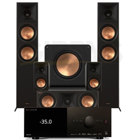 Anthem MRX 540 8K AV Receiver | Klipsch RP-5000FBII Reference Premier MK-II 5.1 Speaker Bundle #2