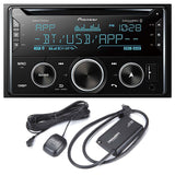 Pioneer FH-S722BS Double-Din CD Receiver | SiriusXM SXV300V1C Connect Vehicle Tuner Bundle