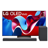 LG OLED C4PUA 4K Smart OLED Evo TV | SC9S 3.1.3 Channel Soundbar Bundle
