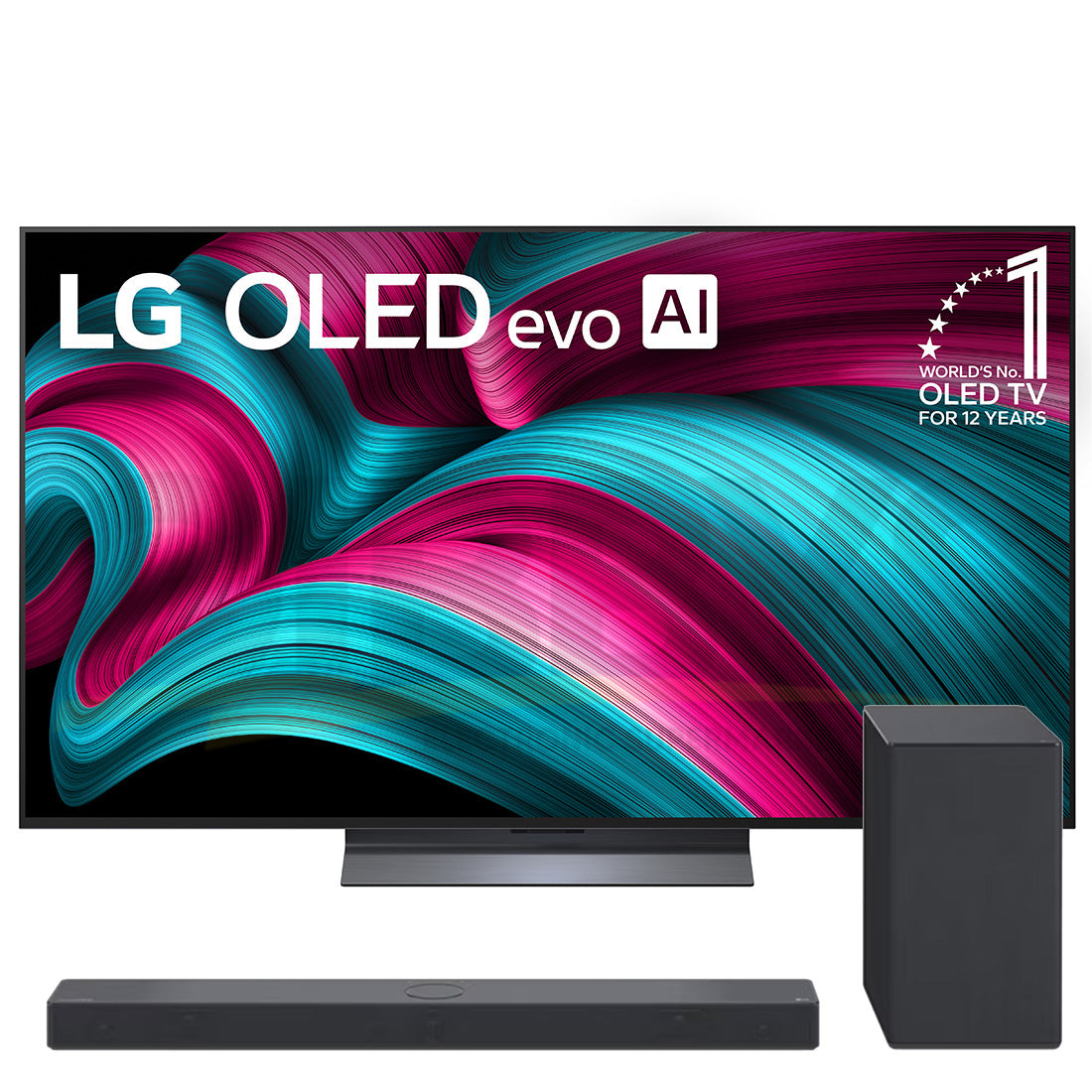 LG OLED C5 4K OLED Evo AI Concierge Smart TV | SC9S 3.1.3 Channel Soundbar Bundle