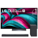 LG OLED C5 4K OLED Evo AI Concierge Smart TV | SC9S 3.1.3 Channel Soundbar Bundle
