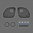 Cicada Audio CHDRGGT 2014-2023 H-D® Road Glide Grills With Tweeters