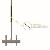Kanto CM-EXT60 Ceiling TV Mount Extension Pole with 60 cm Length