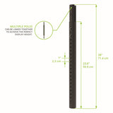 Kanto CM-EXT60 Ceiling TV Mount Extension Pole with 60 cm Length