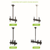 Kanto CM-EXT60 Ceiling TV Mount Extension Pole with 60 cm Length