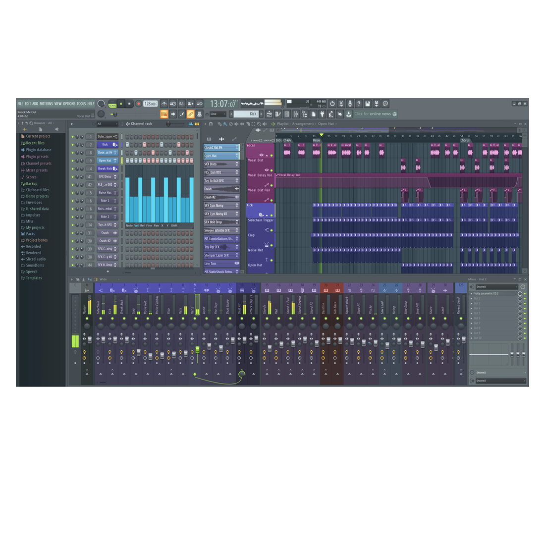 [Case] FL Studio Fruity Edition with powerful piano roll and MIDI support (1358-2145)