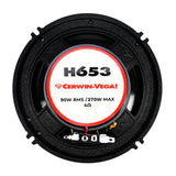 Cerwin Vega H653 HED Series 6.5" 3-Way Coaxial Car Speakers - Pair