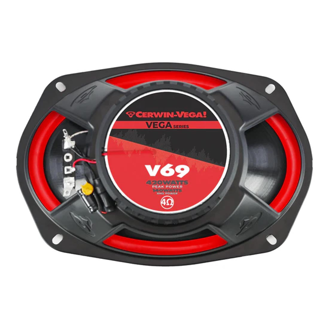 Cerwin Vega V69 VEGA Series 6" x 9" 2-Way Coaxial Car Speakers - Pair