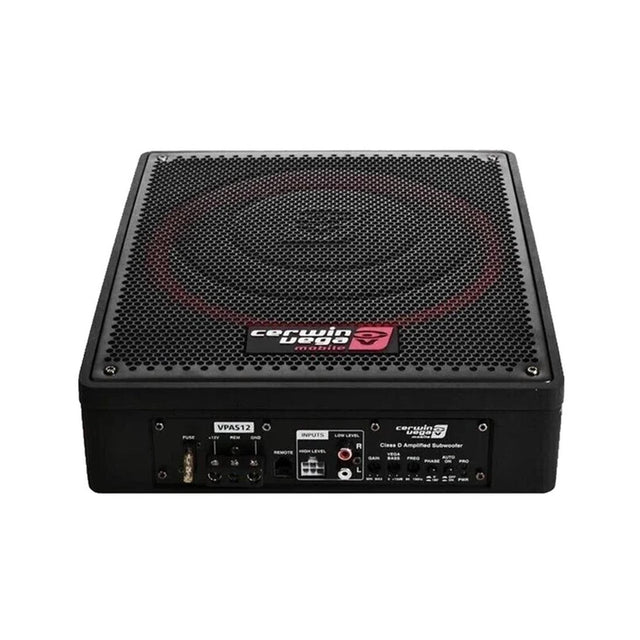 Cerwin Vega VPAS12 12" Powered Car Subwoofer with Passive Radiator