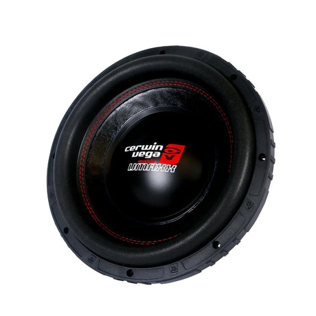 Cerwin Vega VMAX10D4 10” 800W RMS Dual 4 Ohm High-Performance Car Subwoofer - Each