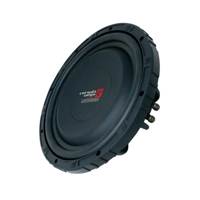 Cerwin Vega VMAXS122 12” 400W RMS Dual 2 Ohm High-Performance Shallow Car Subwoofer - Each