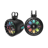 Cerwin Vega SH8F4B 8" 2-Way Coaxial Marine Speakers with LED Lights - Black - Pair