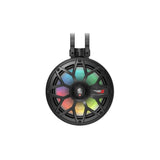 Cerwin Vega SH8F4B 8" 2-Way Coaxial Marine Speakers with LED Lights - Black - Pair