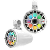 Cerwin Vega SH8F4W 8" 2-Way Coaxial Marine Speakers with LED Lights - White - Pair