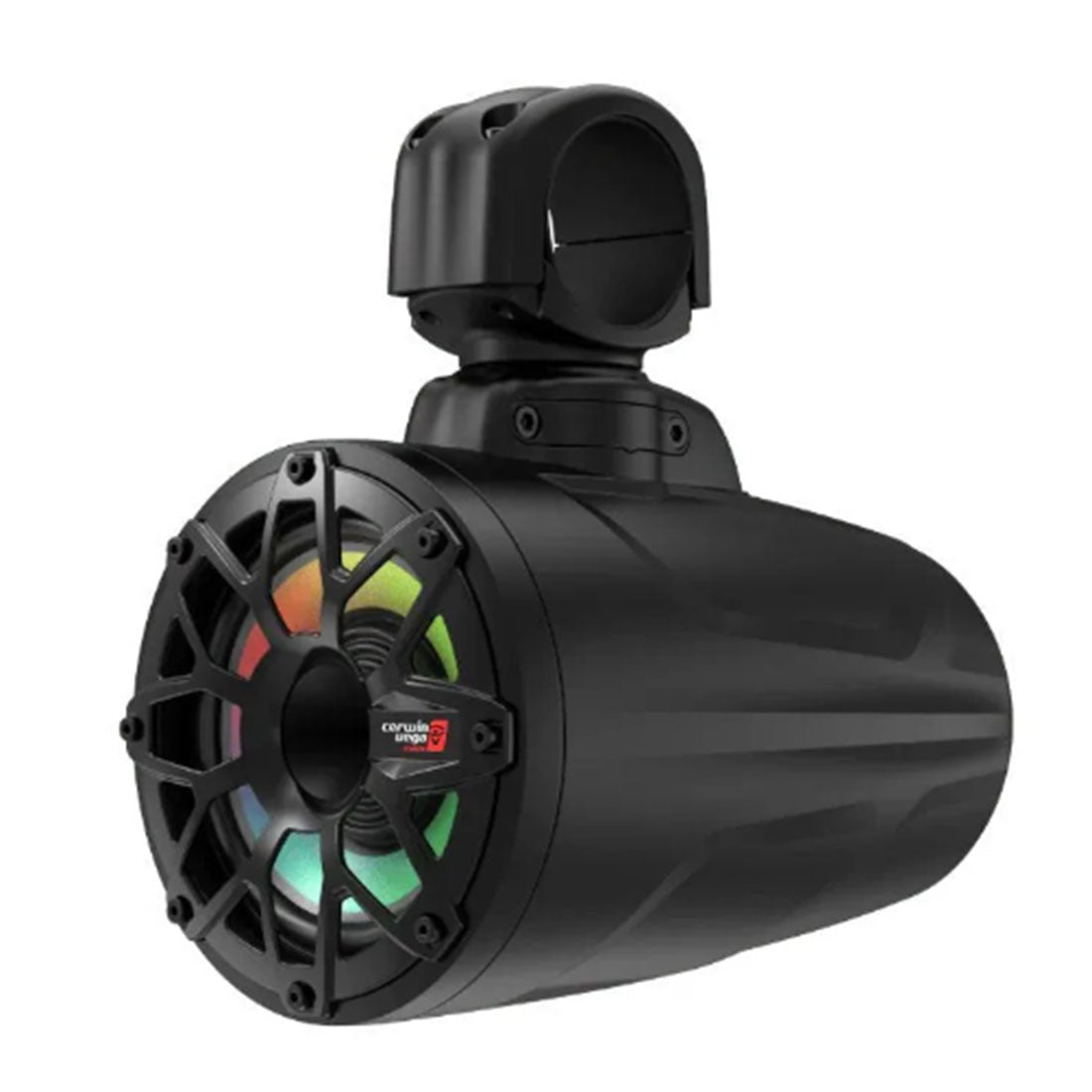 Cerwin Vega SL65F4B 6.5" 2-Way Coaxial Marine Speakers with LED Lights - Black - Pair