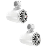 Cerwin Vega SL65F4W 6.5" 2-Way Coaxial Marine Speakers with LED Lights - White - Pair
