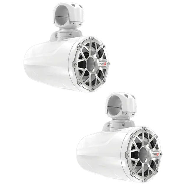 Cerwin Vega SL65F4W 6.5" 2-Way Coaxial Marine Speakers with LED Lights - White - Pair