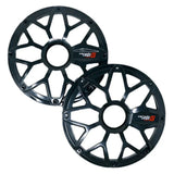 Cerwin Vega SM8FBB 8" RPM Stroker Flush Mount Speaker Grilles - Black - Pair