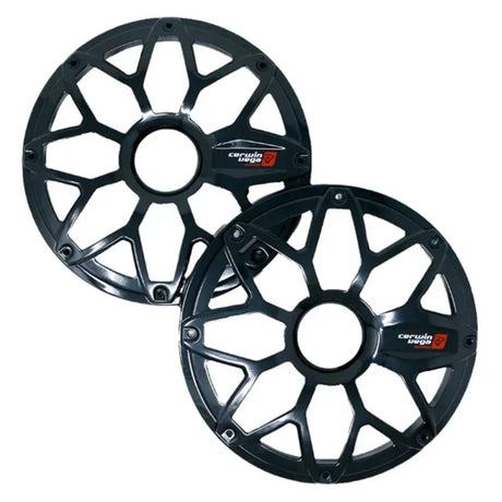 Cerwin Vega SM8FBB 8" RPM Stroker Flush Mount Speaker Grilles - Black - Pair
