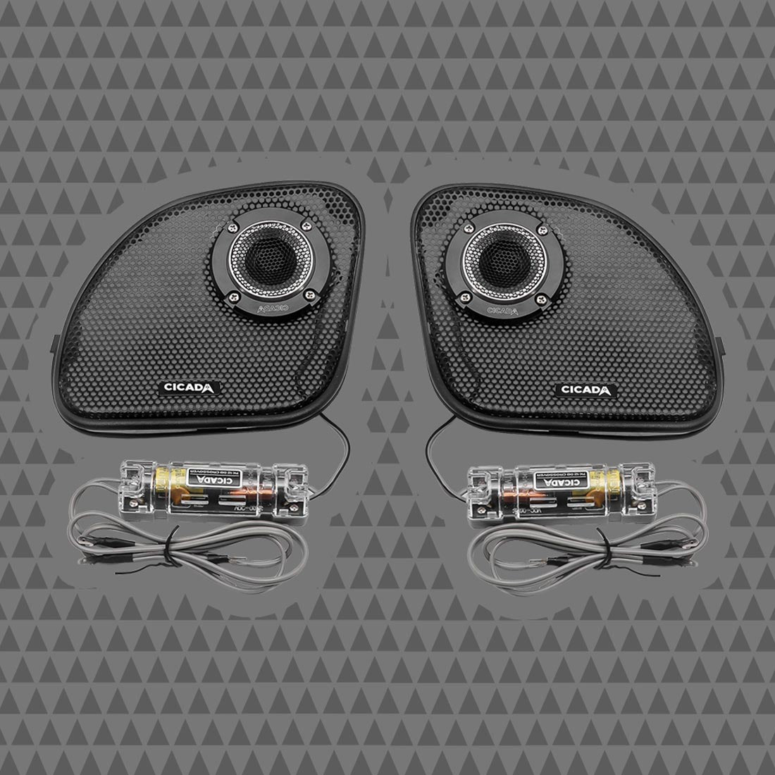  Cicada Audio CHDRGGTK 2014 + Road Glide Grill with Tweeters