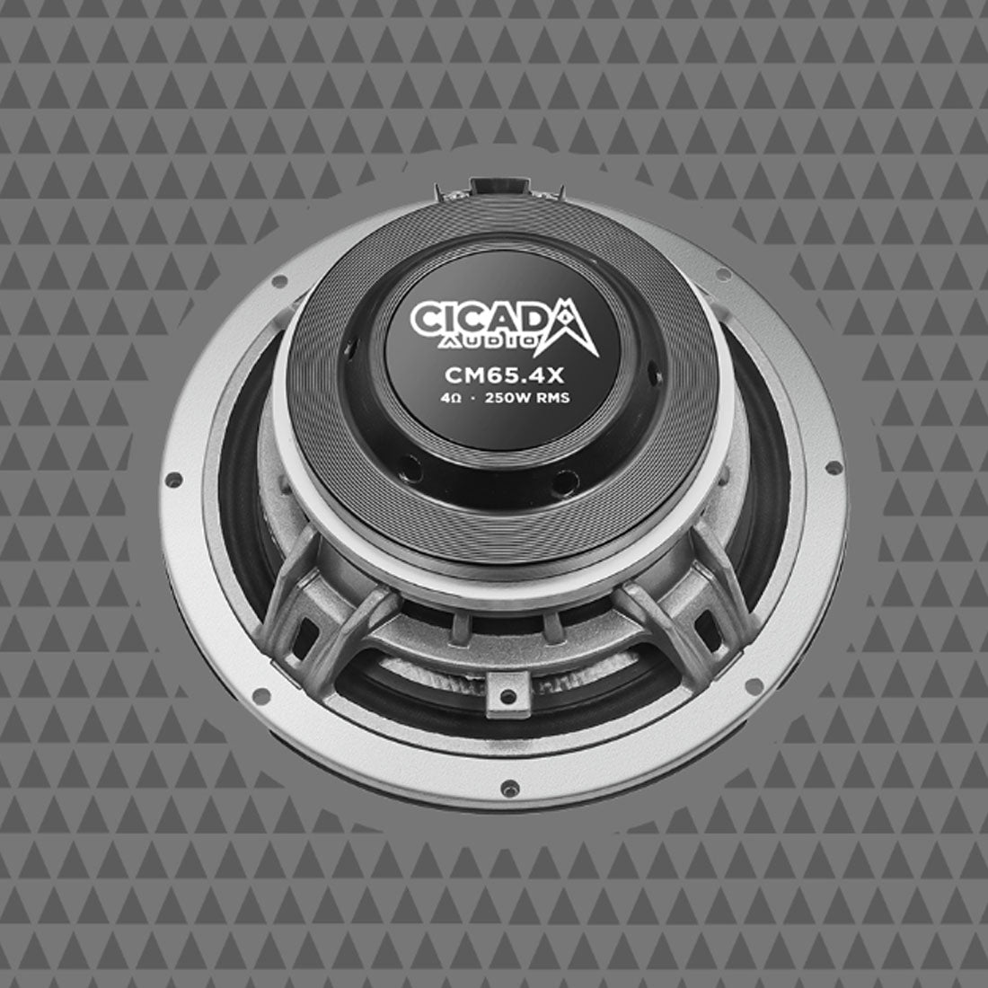 Cicada Audio CM65.4X 6.5" Mid-Bass Component Speakers With 4 Ohm CMC™ Cones