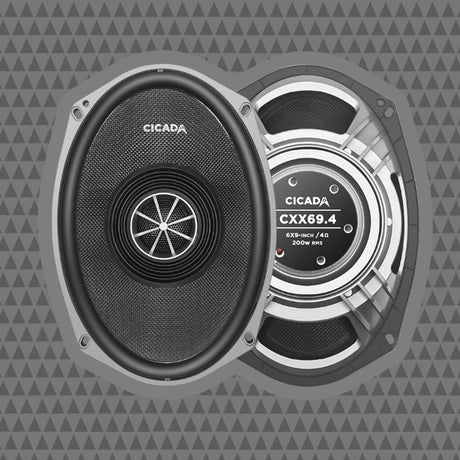 Cicada Audio CXX69.4 High Performance Full-Range 6X9" 4 Ohm Pro Coaxial