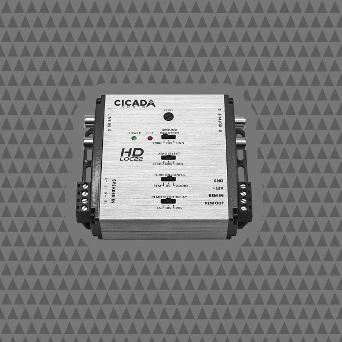 Cicada Audio HDLOCMAX2 High Output 2 Channel Line Output Converter