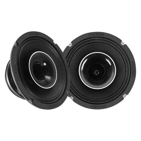  Cicada Audio CH652V2 6.5" 2-Ohm Coaxial Horn Motorcycle Speakers