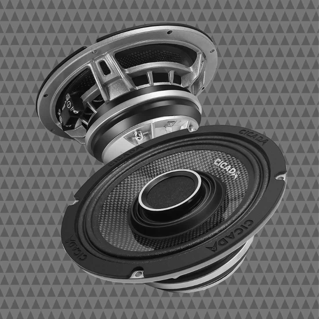  Cicada Audio CHX652 6.5" Pro Coaxial Horn Motorcycle Speakers