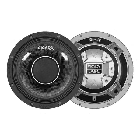 Cicada Audio CHX8.2 8" 2-Ohm Pro Coaxial Horn Motorcycle Speakers