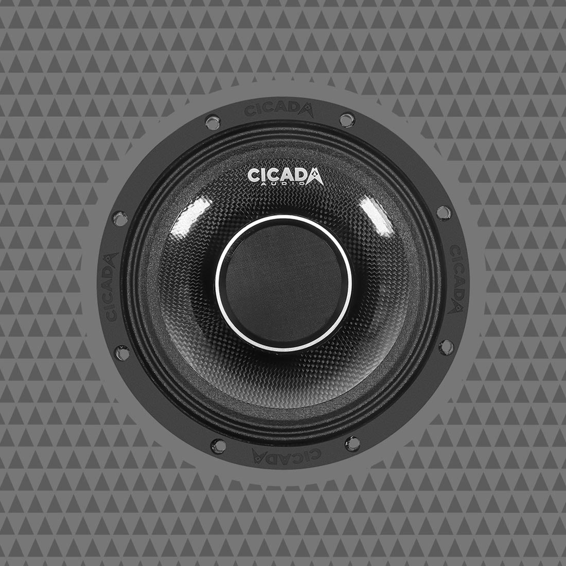 Cicada Audio CHX8.2 8" 2-Ohm Pro Coaxial Horn Motorcycle Speakers