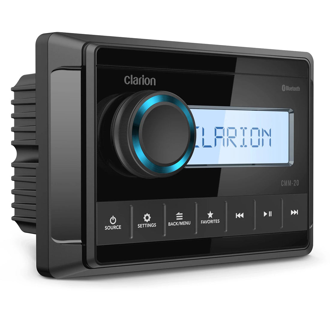 Clarion CMM-20 Marine Digital Media Receiver with LCD Display - #92803