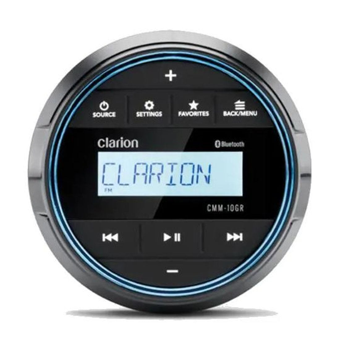 Clarion CMM-10GR Marine Source Unit With LCD Display