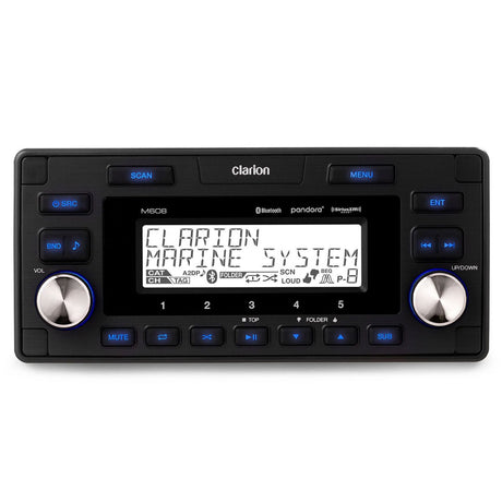 Clarion M608 Multi-Zone Marine Digital Media Receiver with Bluetooth - #92700