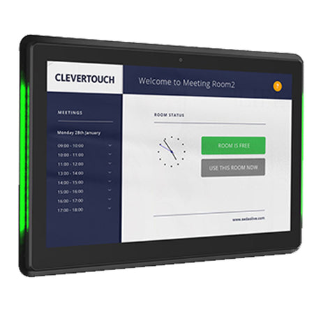 Clevertouch 1652028US Live Rooms 10″ Room Booking System