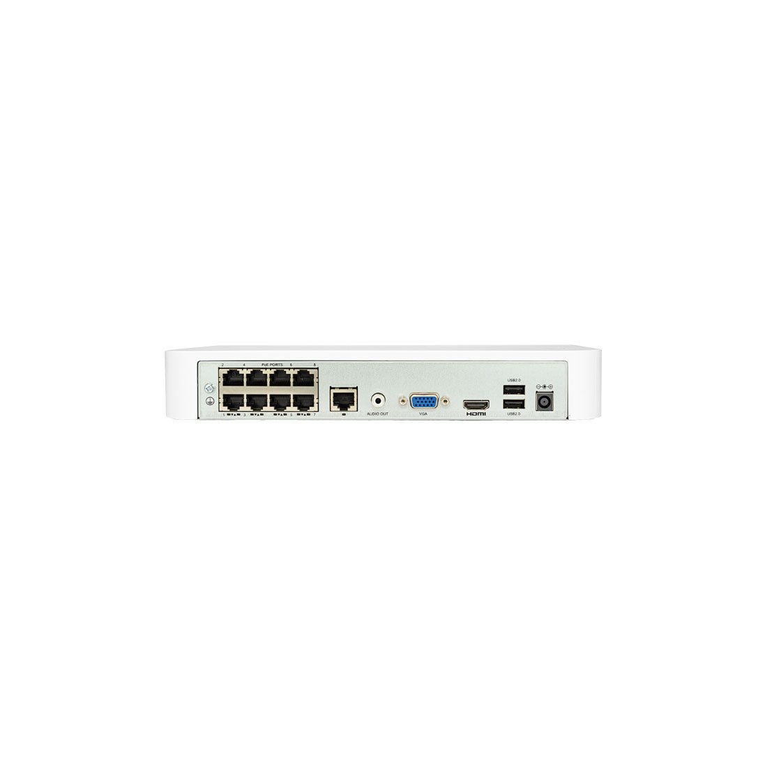 Cymbol 8 Channel IP Camera Kit With 8 x 4MP Turret Cameras and 8 Channel 2TB NVR - Black