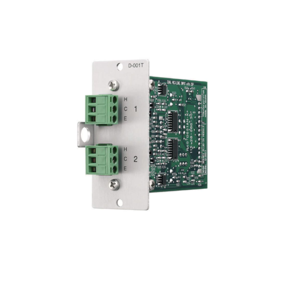 TOA D-001T Dual Mic / Line Input Module with DSP