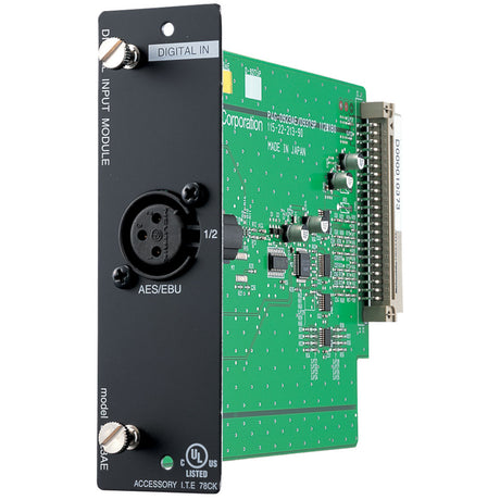 TOA D-923AE Digital Input Module for D-901 with Applicable AES/EBU Format