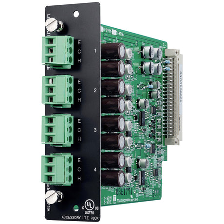 TOA D-971E Line Output Module for D-901 with Removable Terminal Block Connector