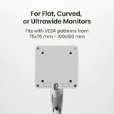 Kanto DM1 Single Monitor Desktop Mount with Spring-Assisted Height Adjustment