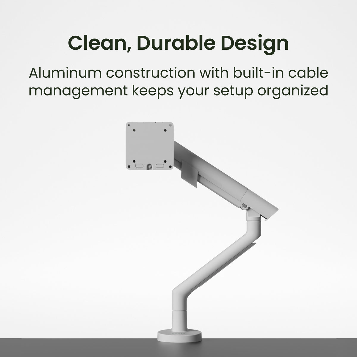 Kanto DM1 Single Monitor Desktop Mount with Spring-Assisted Height Adjustment
